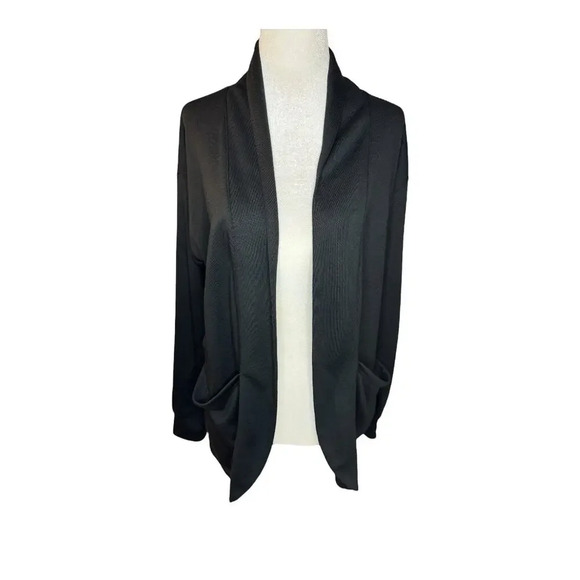 NEW J. Crew Women’s Small Black Knit Wrap Cardigan‎ Sweater NWT - Picture 1 of 6